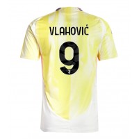 Camiseta Juventus Dusan Vlahovic #9 Segunda Equipación Replica 2024-25 mangas cortas